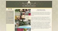 Desktop Screenshot of le-tresor-d-alice.com